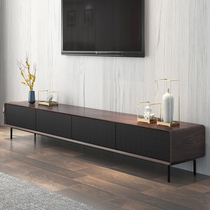 Modern minimalist TV cabinet Size family type Living room Closet Nordic Hupeach Color TV Cabinet Side Cabinet Bucket Cabinet Combinations