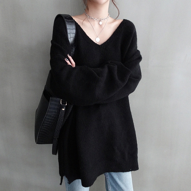 Base Layer Sweater for Autumn and Winter, Plus-Size Women's Clothing 2025, Loose Fit for Chubby Girls, Lazy Style, Stylish and Slimming, Outerwear Knitwear