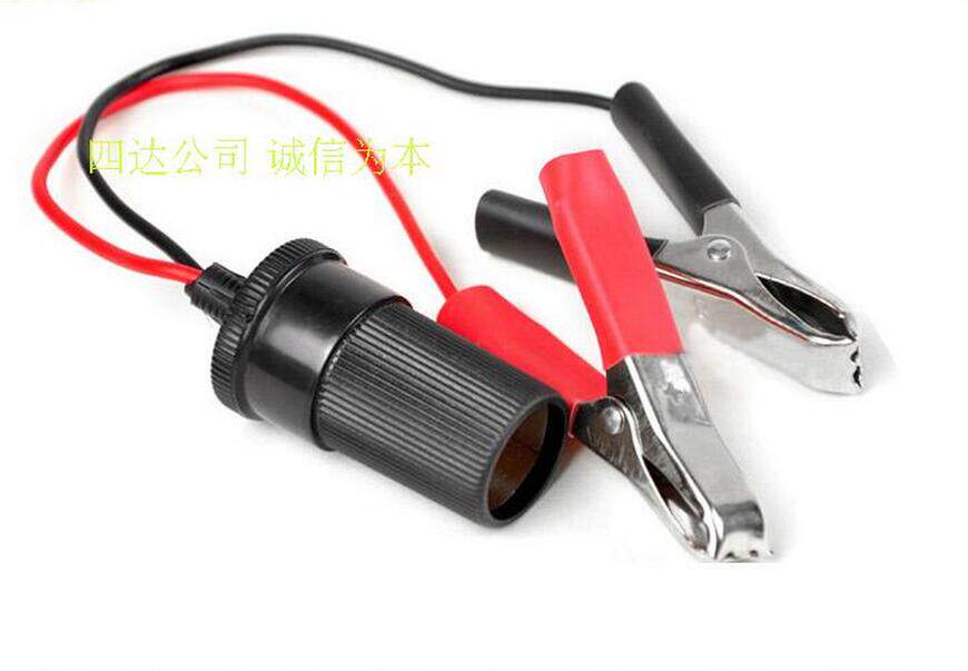 Battery Clamp Battery Wire Battery Clips Transfer Point Cigar Lighter Conversion Line On-board Inflator Pump Car Inflator Pump Special-Taobao
