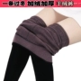Quần cashmere nữ ấm áp mùa đông cộng với nhung dày 2018 Quần legging len mới mặc quần lửng ấm chân quần giữ nhiệt nhung nam