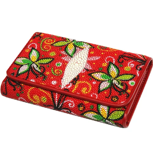 Свежая сумка из жемчуга, вместительный и большой складной кошелек, бумажник, из натуральной кожи