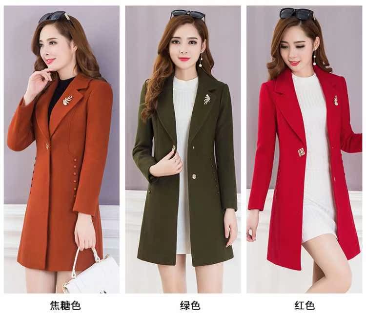 Áo len mới 2018 nữ dài phần phiên bản Hàn Quốc của chiếc áo cổ yếm tự diện là áo len mỏng thắt lưng áo len thủy triều áo dạ cho người trung niên