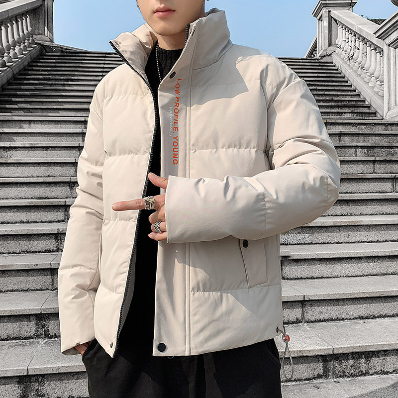 Padded men's winter 2020 new trend Korean style coat autumn and winter short version of cotton jacket tide brand winter down padded jacket