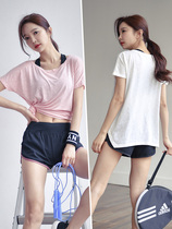 VALVOELITE Yoga Conserve Spring Summer New Fitness Room Running fitness Speed Dry Clothes Easy big code Sport suit