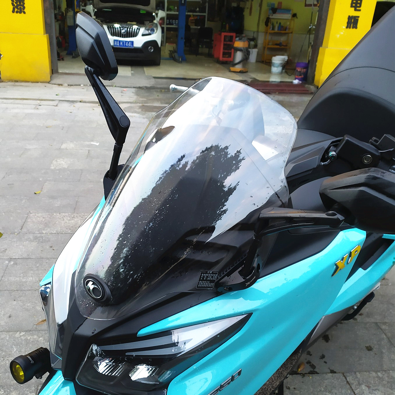 Suitable for Guangyang rowing CT250300 rear mirror cover nut accessories racing locomotive increased 600 modified race