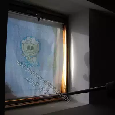 Attic special oblique roof skylight curtain spring telescopic curtain heat insulation sunshade sunscreen shading curtain can be customized