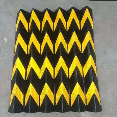 80CM reflective anti-collision strip Reflective rubber corner guard Parking corner guard Corner protector Traffic facilities