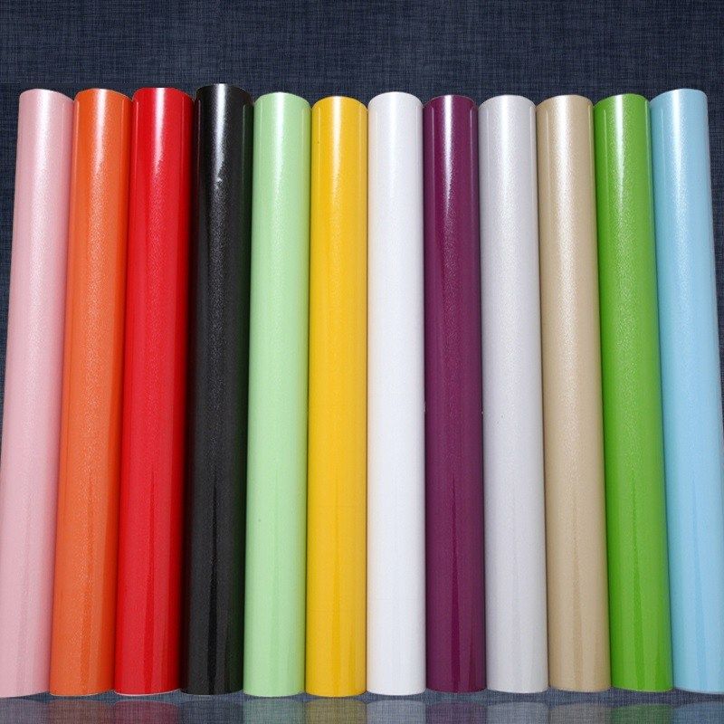 Stove white pearl with glue solid color sticker kitchen oil-proof self-adhesive wallpaper anti-scalding anti-fouling waterproof sticker bathroom