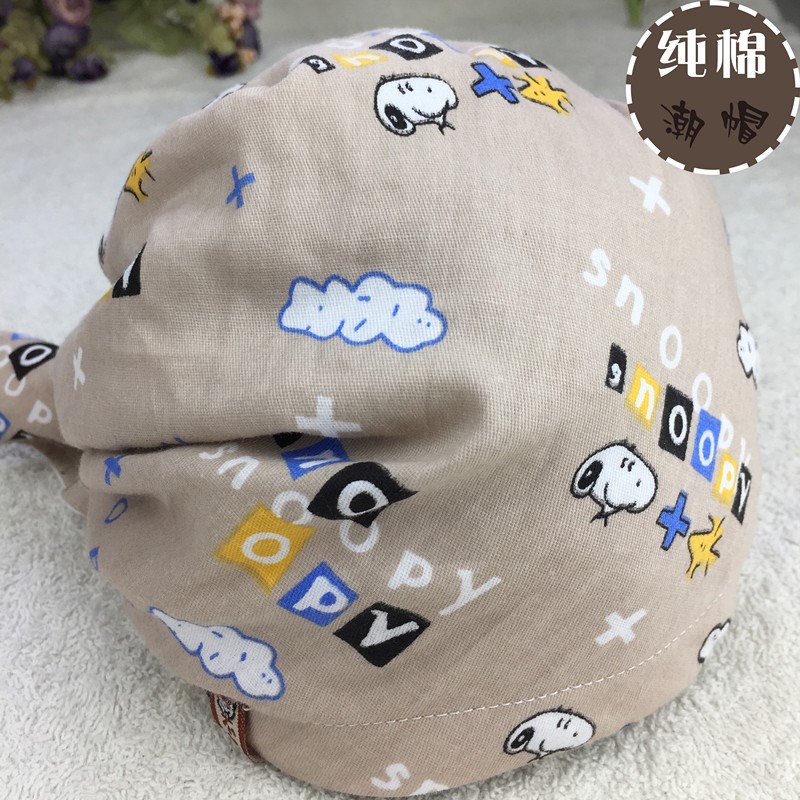 Baby 1-6-12 spring and summer trendy fashion hats men and women baby pirate hat headscarf ear protection children's hat