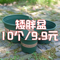 Chunky flowerpot gallon flowerpot plastic round round mouth thickened flowerpot balcony Green rose universal flowerpot