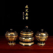 For the Buddha Home Buddha Incense Burner Incense Powder scents Genuine Wood Cilandial Withdrawal of Genuine Aroma Three Sets of Pallet Kits