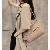 Вместительная и большая сумка на одно плечо, сумка через плечо, коллекция 2021, из натуральной кожи, в корейском стиле