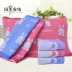 Khăn gối trẻ em cotton 3 lớp gạc thoáng khí không phai học sinh bốn mùa khăn gối Khăn gối