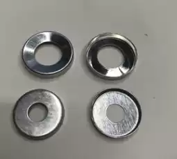 Straw hat cloth buckle hollow hole upper and lower double-pass cloth buckle