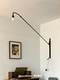 American Retro Potence Long-Arm Lamp for Living Room, Study, Bedroom, Designer Industrial French Vintage Wall Lamp