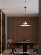 Italian Frisbee Restaurant Chandelier, Simple Bauhaus Style, High-End Italian Minimalist Designer Flying Saucer Lamp