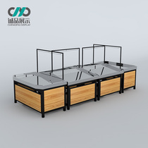 Supermarket fruit shelf display rack Vegetable fresh goods rack Fruit and vegetable rack Yonghui fruit rack stainless steel convenience store