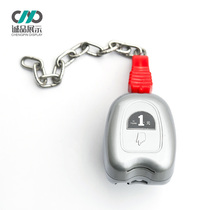 Professional custom multi-country coin supermarket trolley coin lock Shopping cart Zinc alloy coin lock Stainless steel chain