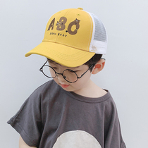 Childrens cap summer sunscreen cap sun hat boy thin mesh hat handsome trend personality sun hat