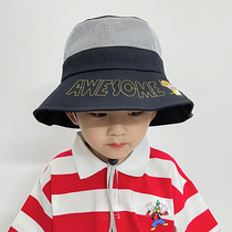 Children fishermans hat summer thin sunscreen hat boys summer sunshade hat big boy boy 2021 New Tide