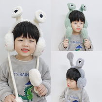 Children Ear Hood Winter Warm Boy Cute Super Cute Autumn Winter Girl Ear Cover 2021 New Little Boy Ear Bag