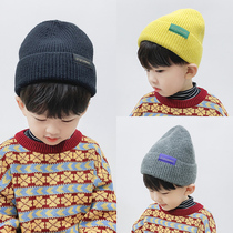 Boy wool line hat autumn winter CUHK Tong Winter Korean version thin children Knitted Baby Hat Handsome air trendy personality