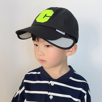 Children sunscreen hat boy shading hat summer duck tongue cap male and female baby spring and autumn thin stick ball cap sun hat
