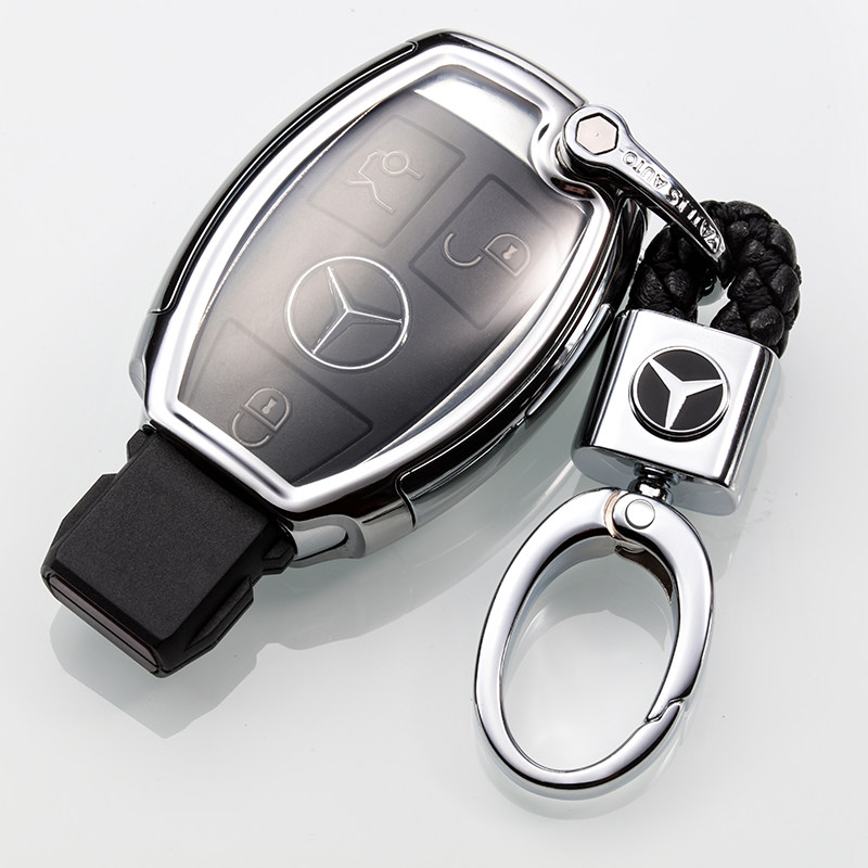 Mercedes-Benz GLE43AMG GLC43 GLA45 A45 CLA45 C43 key shell remote control key chain protective cover