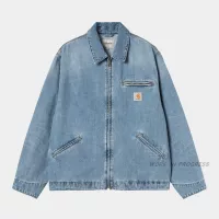 Blue burst wash single layer without lining ready stock