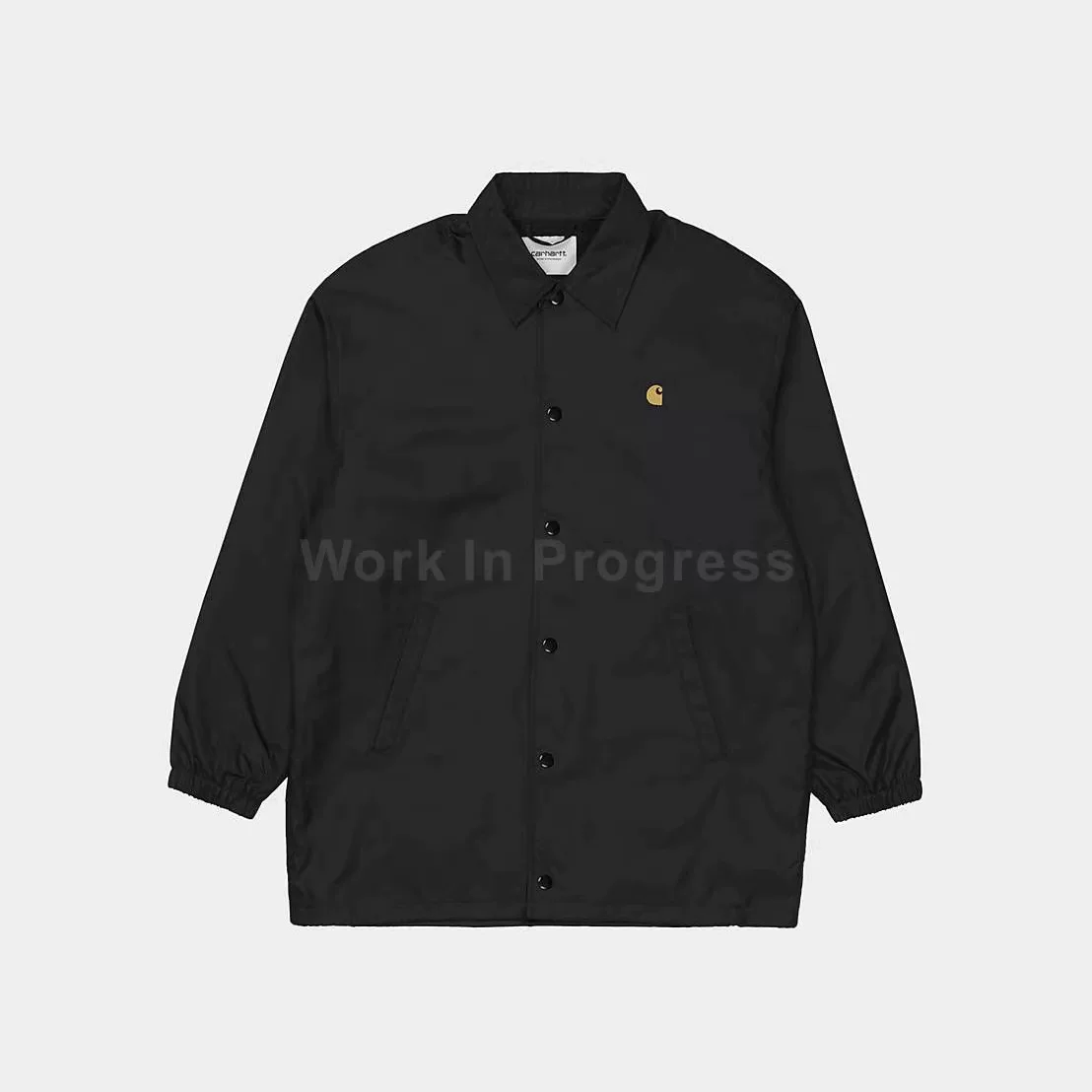 Пуховик-куртка той же стильной марки Carhartt WIP Coach Jacket Carhartt Wang Yibo: коуч-куртка с капюшоном