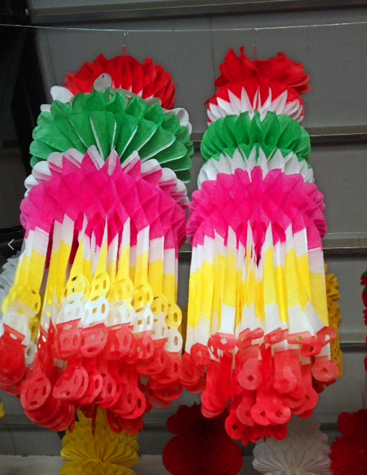 Paper lanterns Hanging on the grave in Qingming Qing hanging society Paper lanterns Paper Qinghua copy paper lanterns factory direct sales