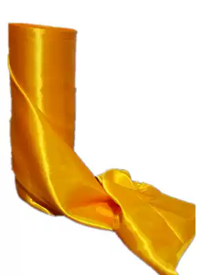 Yellow cloth Buddha Hall yellow cloth Buddha cloth golden yellow silk cloth big red cloth unveiled red cloth silk satin cloth