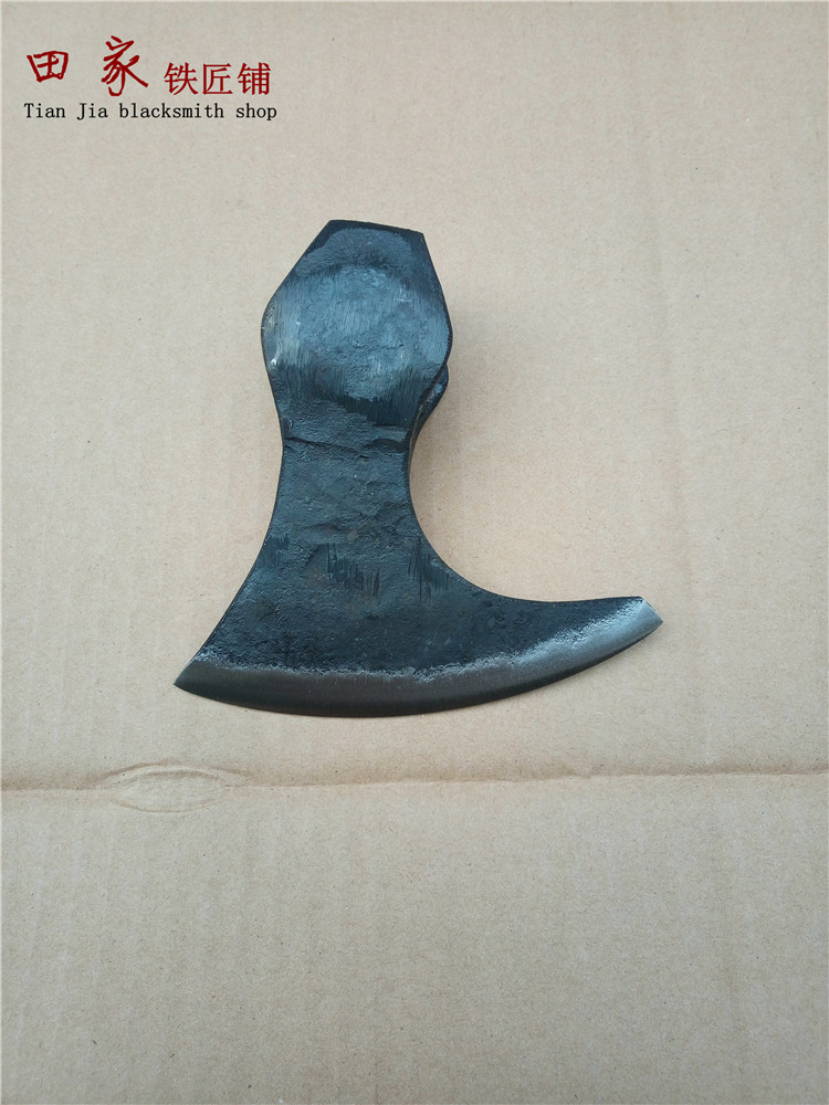 (Tian Jiajiaopu) Viking Tomahawk Handforged Manganese Steel Axe Outdoor Axe Camp Axe Mountaineering Tomahawk Tomahawk