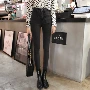 Chic mùa thu đông phiên bản Hàn Quốc của quần jean cạp cao mới co giãn quần lửng ống quần chân quần bút chì quần chín quần thủy triều quần jean nữ