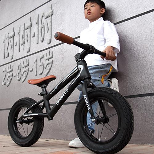 Child Balance Car 14 Inch Toy Car Bike two-wheeler Birthday Dual-use without pedalling and stacking Walking Baby