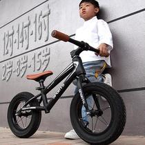 Child Balance Car 14 Inch Toy Car Bike Two-wheeler Birthday Dual-use without pedalling folding Learn Step Baby