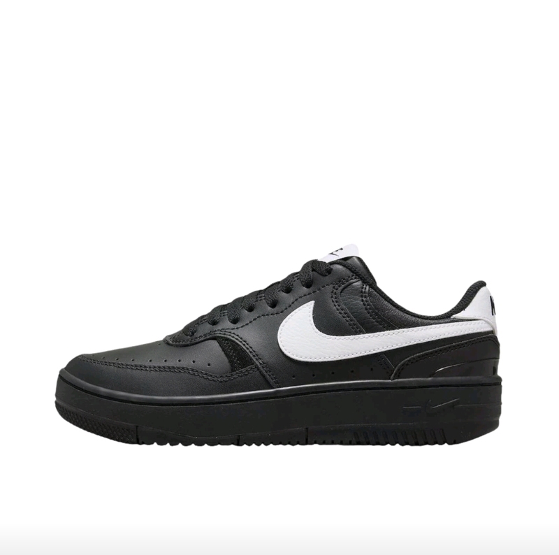 Nike Gamma Force 1 Retro Cushioning Breathable Low-Top Kidsren's Black and White Fq6476-010