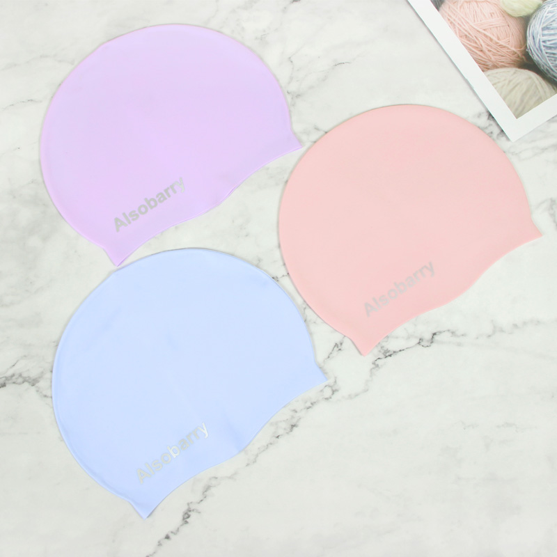 Hàn Quốc INS tùy chỉnh cô gái quan hệ tình dục lạnh silicone mũ bơi không thấm nước tăng tóc dài mũ bơi người lớn mũ bơi cho người tóc dài