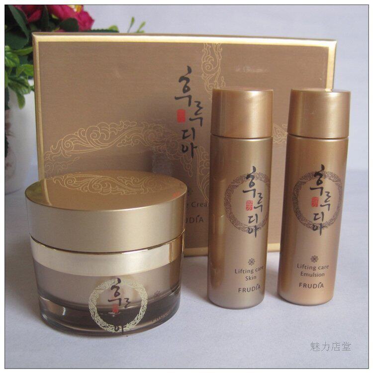 welcos Korea Fruit Country Fulldew Dijayu Protective Face Cream Suite Tight moisturizing frudia Special cabinet