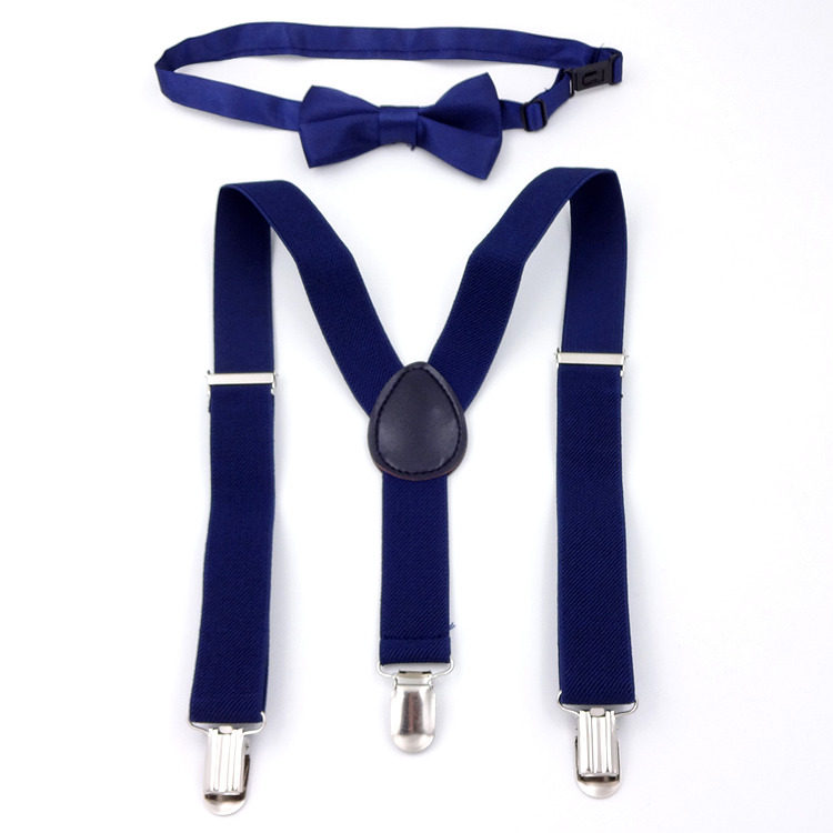 British children's baby bag bow tie set black boys bow performance accessories girls Korean baby pants clip