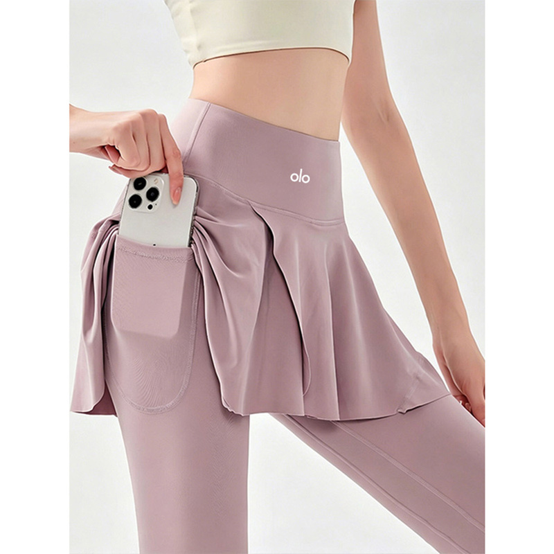 Summer New Style Fake Two-Piece Yoga Fitness Pants for Women, High-Waisted, Hip-Lifting, Sports Running Tight Dance Skirt Cycling Pants Summer New Style Fake Two-Piece Yoga Fitness Pants for Women, High-Waisted, Hip-Lifting, Sports Running Tight Dance Skirt Cycling Pants