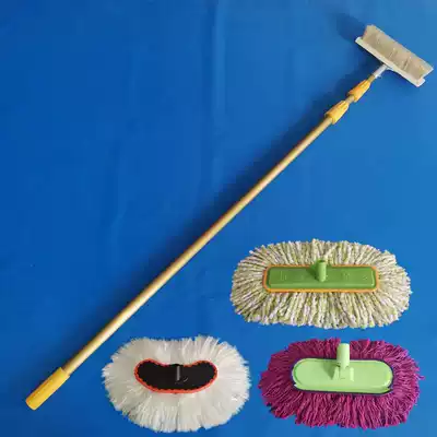 Bus truck soft wool long pole telescopic car wash brush brush with long handle 3 5 meters bristle brush mop car