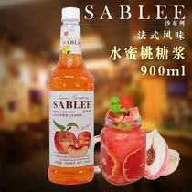 Shabuley Peach Syrup 900ml Water Bar Cocktail Soda Water Bubble Milk Tea Special Seasoning Syrup