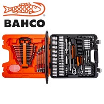 BAHCO Baigu 108 piece sleeve ratchet open wrench auto repair set machine repair tool set S108 imported