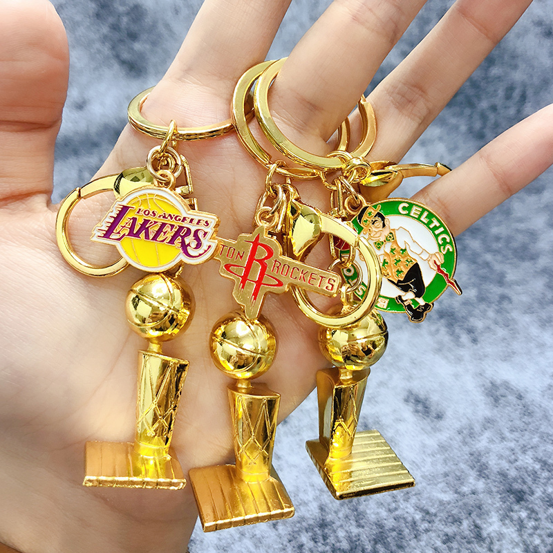 Nba Lakers Warriors Raptors Kobe James Curry Trophy Keychain Pendant Jewelry Gift Souvenir Nba Lakers Warriors Raptors Kobe James Curry Trophy Keychain Pendant Jewelry Gift Souvenir