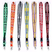 NBA Lakers warriors Bulls Bucks Mobile phone card cover lanyard Key rope Student badge card sling Basketball halter neck male