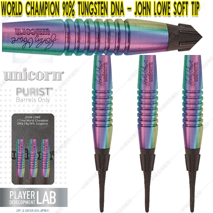 British unicorn Soft Tungsten steel darts JOHN Professional Barrel color Darts 18g