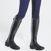 Cowhide equestrian boots obstacle boots soft and comfortable cowhide knight riding boots high boots riding boots eight-foot dragon