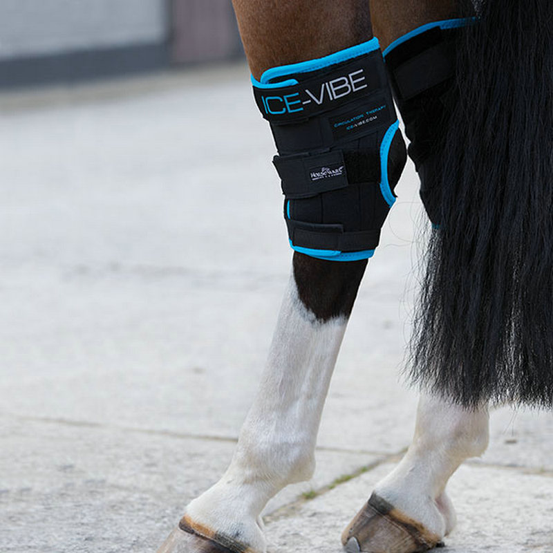 Irish Horsesware Electric Horse Ankle Pad Leg Pad Ice Pack Vibration Massage Protects Horse Leg Ball Joint