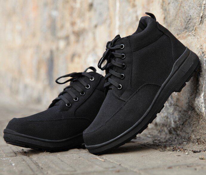 Bottes militaires en toile - porter - Ref 1399384 Image 9